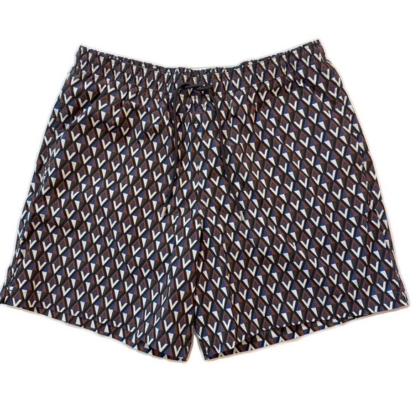 Express Swim Trunks Geometric Print Size XL - Picture 1 of 11